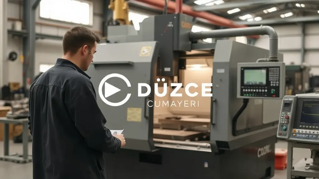 Düzce Cumayeri CNC Kalıp İmalatı ile Kaliteyi Yakalayın