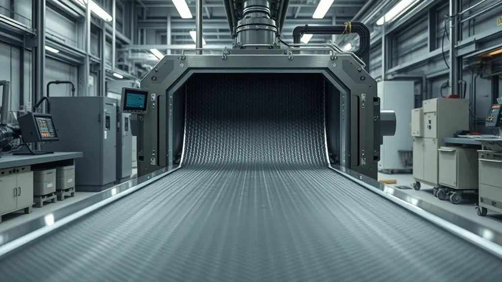 Endüstriyel otoklav ünitesinde hazırlanan yüksek mukavemetli karbon fiber kompozit parça