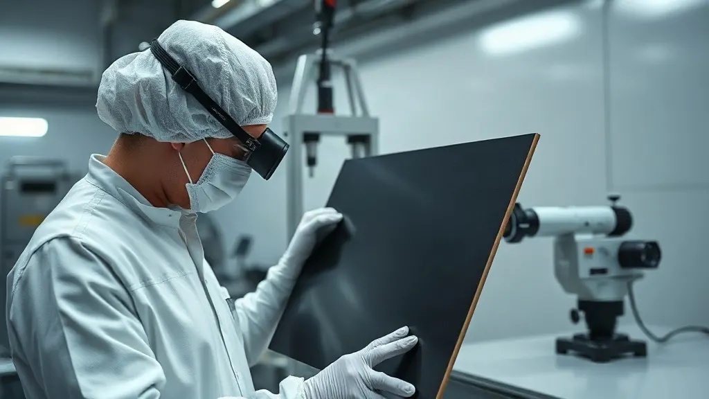 Laboratuvar ortamında karbon fiber plaka üzerinde ultrasonik tahribatsız muayene testi