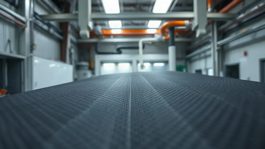 Otoklav fırınında kürleme öncesi vakum torbasına alınmış karbon fiber kompozit endüstriyel parça imalatı