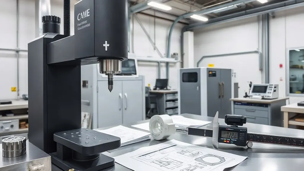 CMM cihazı ile ölçülen plastik enjeksiyon parçasının teknik kalite kontrolü